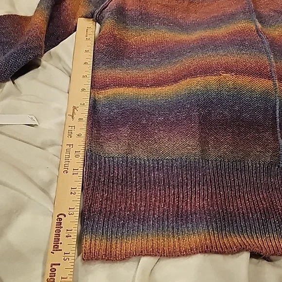 Beach lunch lounge collection multi color sweater ladies large great condition - Picture 9 of 12